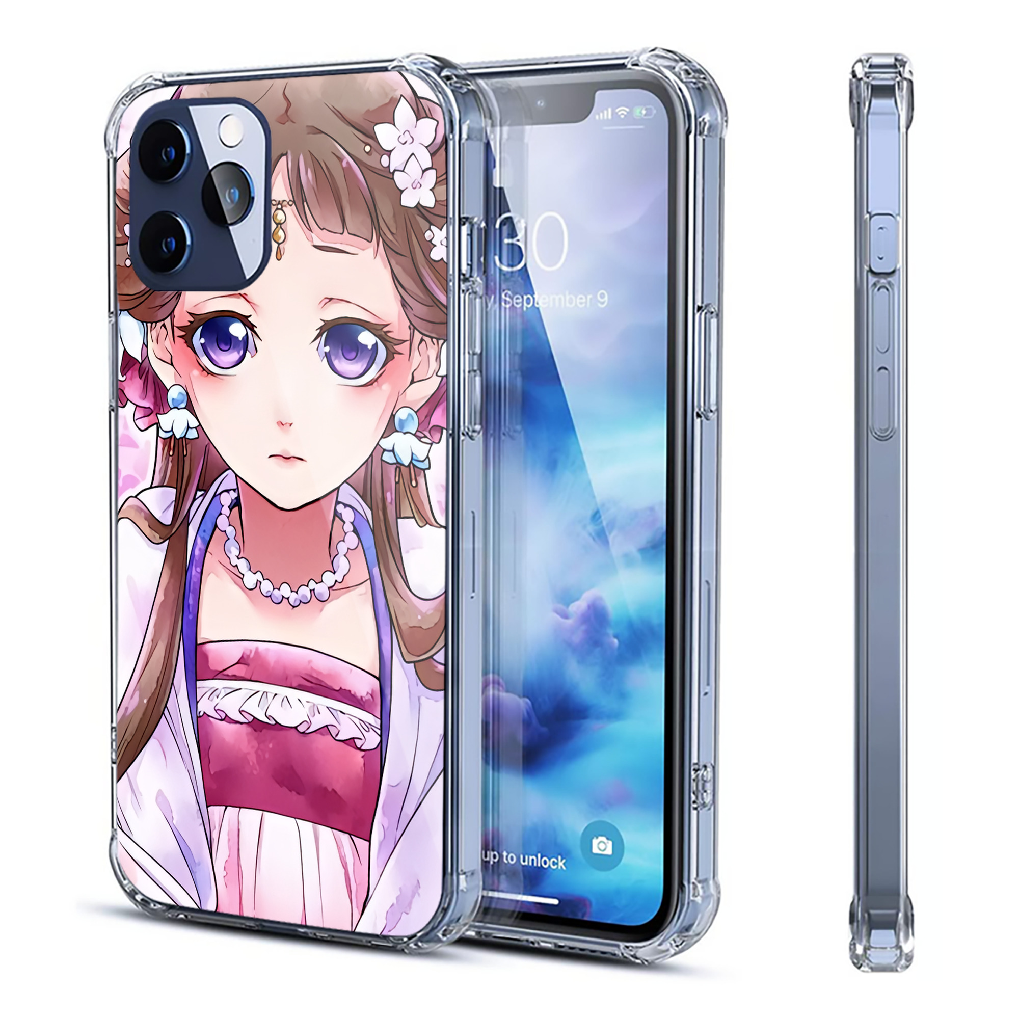 （画像用） 薬屋のひとりごと The Apothecary Diaries 【iPhone 12シリーズ対応】透明スマホケース（クリアソフトケース）